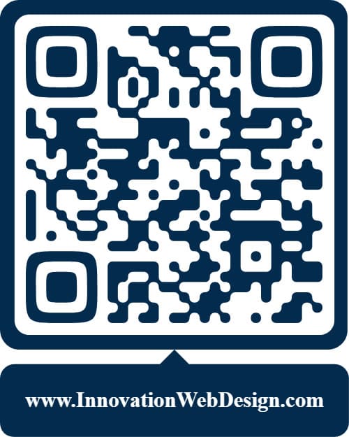 Innovation Web Design QR code URL